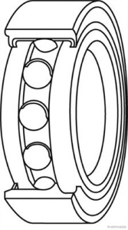 Підшипник кульковий d>30 JAKOPARTS J4719002