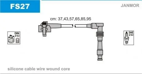 Проволока зажигания, набор Janmor FS27