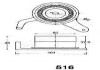 Пристрій для натягу ременя, ремінь ГРМ JAPANPARTS BE516 (фото 2)