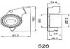 Пристрій для натягу ременя, ремінь ГРМ JAPANPARTS BE526 (фото 2)