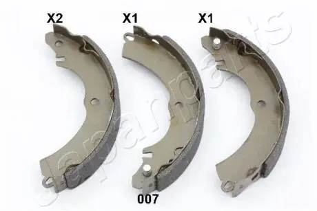 Гальмівні колодки (набір) JAPANPARTS GF007AF