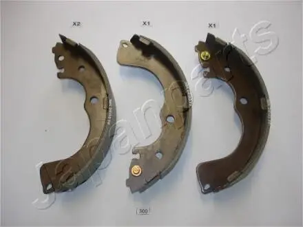 Гальмівні колодки (набір) JAPANPARTS GF300AF