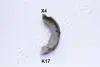 Гальмівні колодки ручного гальма JAPANPARTS GFK17AF (фото 1)