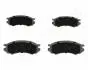 Тормозные колодки, дисковый тормоз.) JAPANPARTS PA010AF (фото 1)