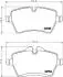 Колодки гальмівні (передні) Mini (R50/R53/R52/R56/R57/R58/R59) 01-16 JAPANPARTS PA0136AF (фото 2)