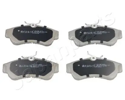 Гальмівні колодки, дискове гальмо (набір) JAPANPARTS PA015AF