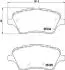 Гальмівні колодки FORD P. B-MAX/FIESTA 1,0-1,6 12- JAPANPARTS PA0301AF (фото 2)