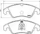 Колодки гальмівні (передні) Audi A4/A5/Q5 07- JAPANPARTS PA0309AF (фото 2)