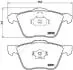 Колодки гальмівні (передні) Volvo S60 00-10/V70 01-08/S80 01-06/XC90 02-14 JAPANPARTS PA0336AF (фото 2)