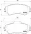 Колодки гальмівні (передні) Citroen C4 09-/DS4 11-15 JAPANPARTS PA0614AF (фото 2)