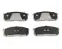 Тормозные колодки, дисковый тормоз.) JAPANPARTS PA105AF (фото 1)