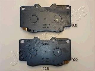 Тормозные колодки, дисковый тормоз.) JAPANPARTS PA226AF