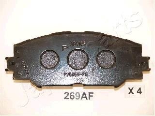 Тормозные колодки, дисковый тормоз.) JAPANPARTS PA269AF (фото 1)