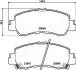 MITSUBISHI гальмівні колодки передні ECLIPSE CROSS 17- JAPANPARTS PA-533AF (фото 2)
