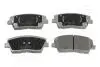 KIA Комплект гальмівних колодок STINGER (CK) 2.0 T-GDI 17- JAPANPARTS PA-K34AF (фото 1)