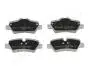 Колодки тормозные задние MINI MINI COOPER 1.2-2.0 2013- JAPANPARTS PP0118AF (фото 1)