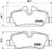 Колодки тормозные задние MINI MINI COOPER 1.2-2.0 2013- JAPANPARTS PP0118AF (фото 2)