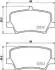 Колодки тормозные (задние) MB C-class (W204/C204) 07-14/E-class (C207/A207) 09-16/GLK (X204) 08-15 JAPANPARTS PP0322AF (фото 2)