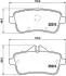 Тормозные колодки (задние) MB M-class (W166) /GL-class (X166)/GLE (W166) 11- JAPANPARTS PP0517AF (фото 2)