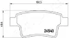 Колодки гальмівні (задні) Citroen C4 06- (Bendix-Bosch) JAPANPARTS PP-0603AF (фото 2)