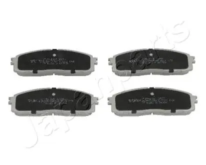 Гальмівні колодки, дискове гальмо (набір) JAPANPARTS PP206AF