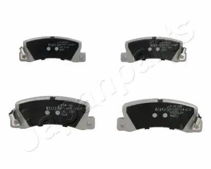 Гальмівні колодки, дискове гальмо (набір) JAPANPARTS PP213AF