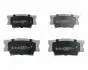 Гальмівні колодки, дискове гальмо (набір) JAPANPARTS PP218AF (фото 1)