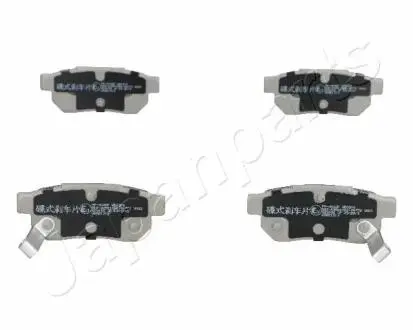 Гальмівні колодки, дискове гальмо (набір) JAPANPARTS PP404AF