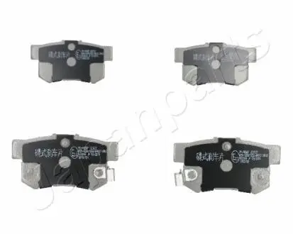 Гальмівні колодки, дискове гальмо (набір) JAPANPARTS PP405AF