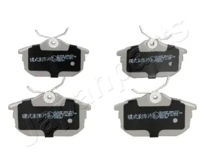 Гальмівні колодки, дискове гальмо (набір) JAPANPARTS PP507AF