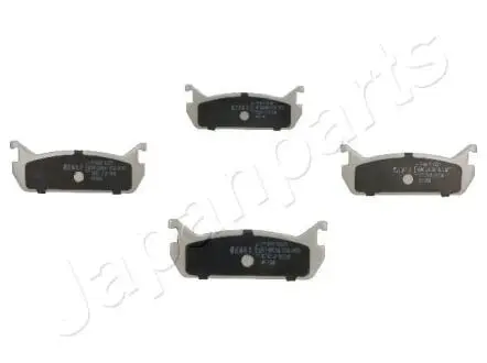 Гальмівні колодки, дискове гальмо (набір) JAPANPARTS PP601AF