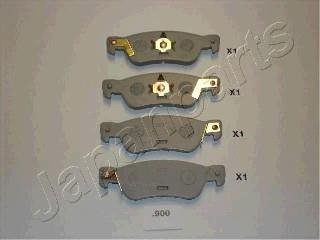 Тормозные колодки, дисковый тормоз.) JAPANPARTS PP900AF (фото 1)