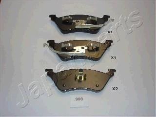 Тормозные колодки, дисковый тормоз.) JAPANPARTS PP993AF