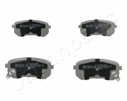 Гальмівні колодки, дискове гальмо (набір) JAPANPARTS PPK04AF