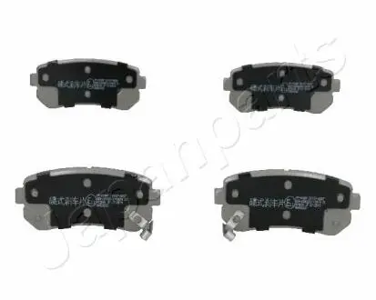 Гальмівні колодки, дискове гальмо (набір) JAPANPARTS PPK09AF