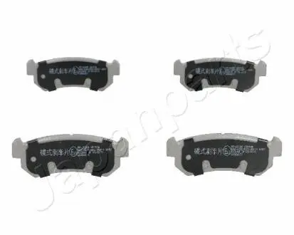Гальмівні колодки, дискове гальмо (набір) JAPANPARTS PPW02AF