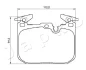 Колодки тормозные передние BMW 1 F20 (11-), 3 F30 (11-) ver. Brembo JAP JAPKO 500103 (фото 2)