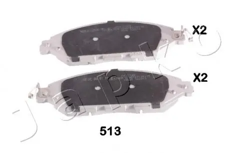 Колодка гальмівна передня Nissan Pathfinder (R52) (13-)/Infinity QX60 2.5 (14-) JAPKO 50513
