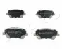 Колодки тормозные дисковые Nissan Micra iv 1.2 (10-),Nissan Micra iv 1.2 (11-) JAPKO 50800 (фото 1)