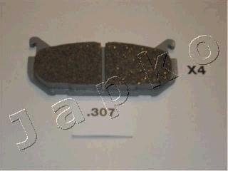 Колодки гальмівні задні дискові Mazda Xedos 6, MX-6, 626 1.8- 2.0 (91-02) / Ford USA Probe II 2.0,2.5 (92-98) JAPKO 51307