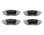 Колодки гальмівні дискові зад. Subaru Outback III, IV, Legacy IV, Impreza III, Forester III, XV, Impreza IV (07-) JAPKO 51704 (фото 1)