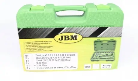 Набор сквозных насадок (39 предметов).) JBM 52418