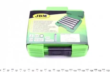 Набор головок 6-ти гранных удлиненных 3/8" (5 шт) (8/10/12/13/14 мм)) JBM 53545