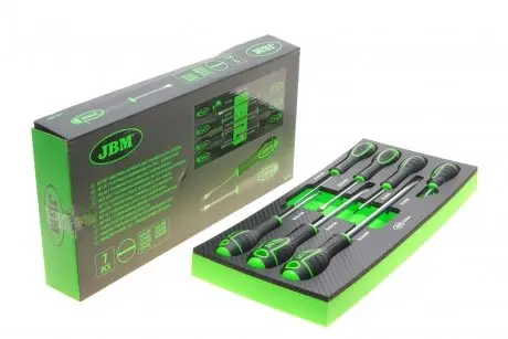 Набір викруток плоских (7 шт) JBM 53944