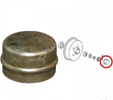 Колпак ступицы Audi 80/Golf III/Passat -01 JP GROUP 1151450200