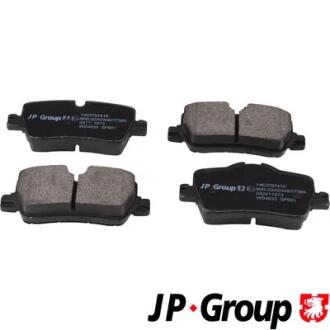 Гальмiвнi колодки дисковi заднi JP GROUP 1463707410