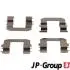 KIA установчий к-кт. гальм. колод. OPIRUS 3.5 03-, HYUNDAI SANTA FE I 2.0 01-06, SSANGYONG REXTON II 2.7 D 4x4 06- JP GROUP 3564003310 (фото 1)