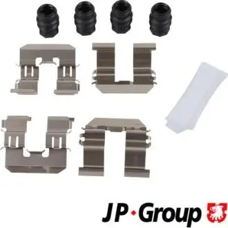 SUBARU установчий к-кт. гальм. колод. (задн.) Forester, Legacy |V, V, Impreza JP GROUP 4664001410