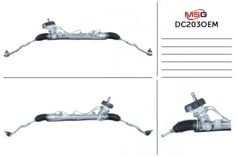 Рульова рейка з ГПК нова DACIA Duster 2010-,RENAULT Duster 2010- JTEKT DC203OEM