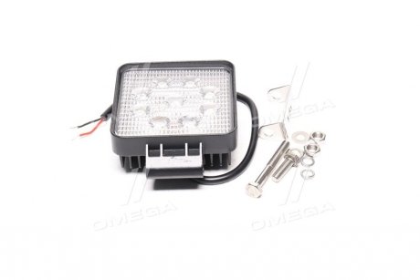 Фара LED квадр. 27W, 9 ламп, 110*164мм, 1800Lm широкий луч 12/24V 6000K (LITLEDA,) JUBANA 453701038 (фото 1)